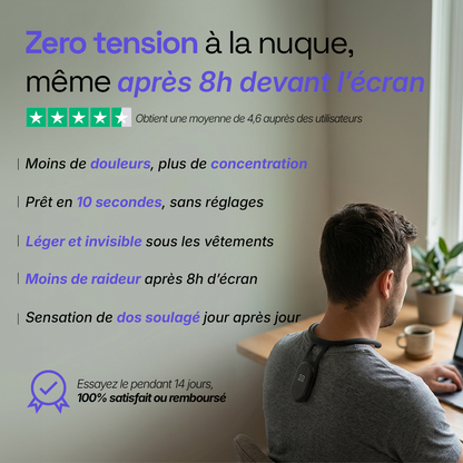 Correcteur de posture intelligent - Poziy Pulse